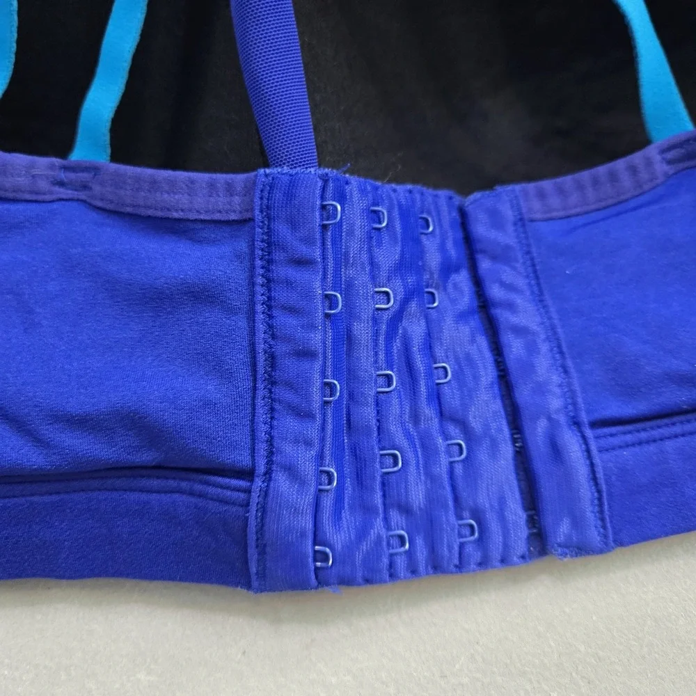 LIVI Women Bra 44D Blue T Shirt Wireless Strap Adjustable Racerback - Picture 10 of 11